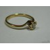 Золотое кольцо с бриллиантом 1.77г